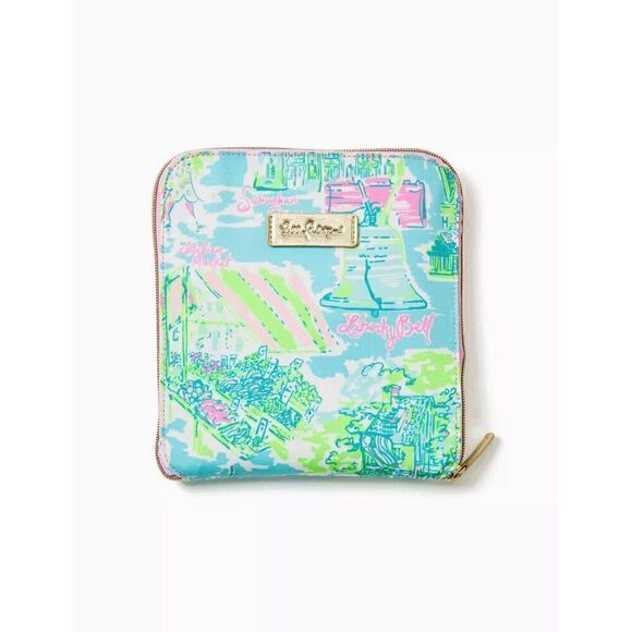 💗 LILLY PULITZER Getaway Packable Philly Print Large Tote NEW WITH TAGS - Picture 7 of 12